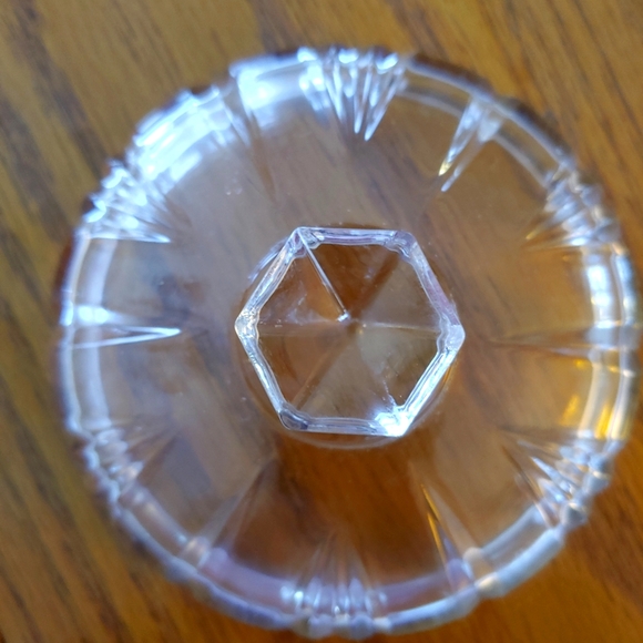 Lead Crystal Accent Sugar Bowl with Cover - Picture 5 of 10